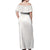 Samoa Lotu Tamaiti Ivory Off Shoulder Maxi Dress Teuila Tatau - Polynesian Pride
