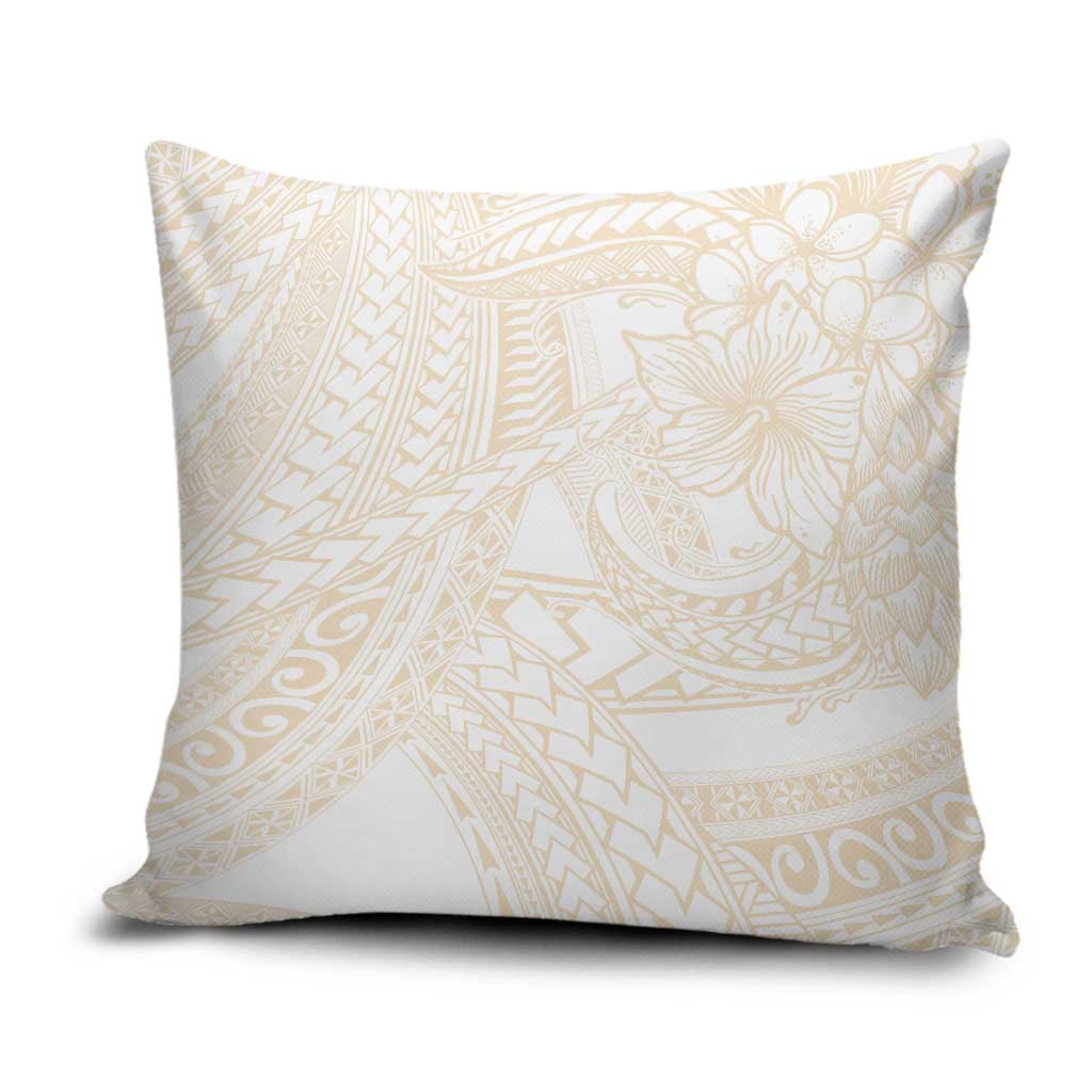 Samoa Lotu Tamaiti Ivory Pillow Cover Teuila Tatau - Polynesian Pride