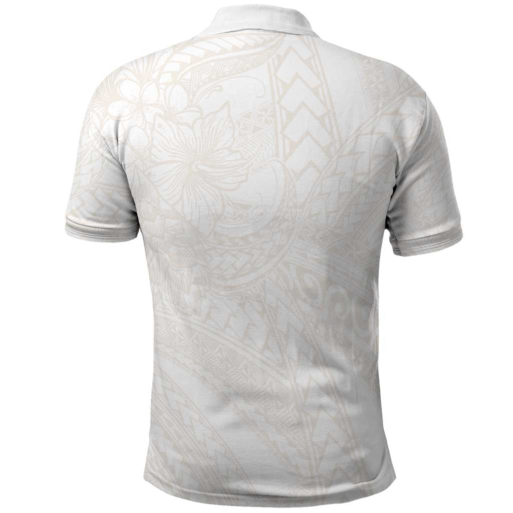 Samoa Lotu Tamaiti Ivory Polo Shirt Teuila Tatau LT7 - Polynesian Pride