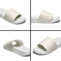 Samoa Lotu Tamaiti Ivory Slide Sandals Teuila Tatau - Polynesian Pride