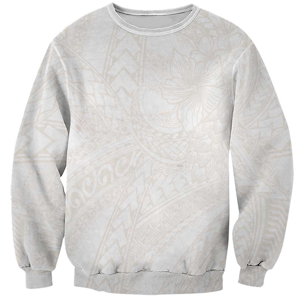 Samoa Lotu Tamaiti Ivory Sweatshirt Teuila Tatau - Polynesian Pride