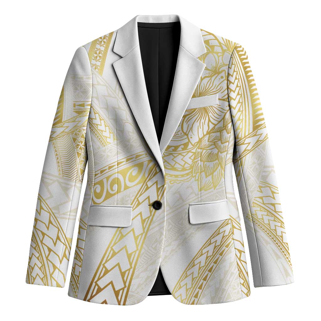 Samoa Lotu Tamaiti Gold Blazer Teuila Tatau - Polynesian Pride