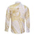 Samoa Lotu Tamaiti Gold Family Matching Short Sleeve Bodycon Dress and Hawaiian Shirt Teuila Tatau - Polynesian Pride