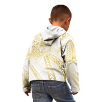 Samoa Lotu Tamaiti Gold Kid Hoodie Teuila Tatau - Polynesian Pride