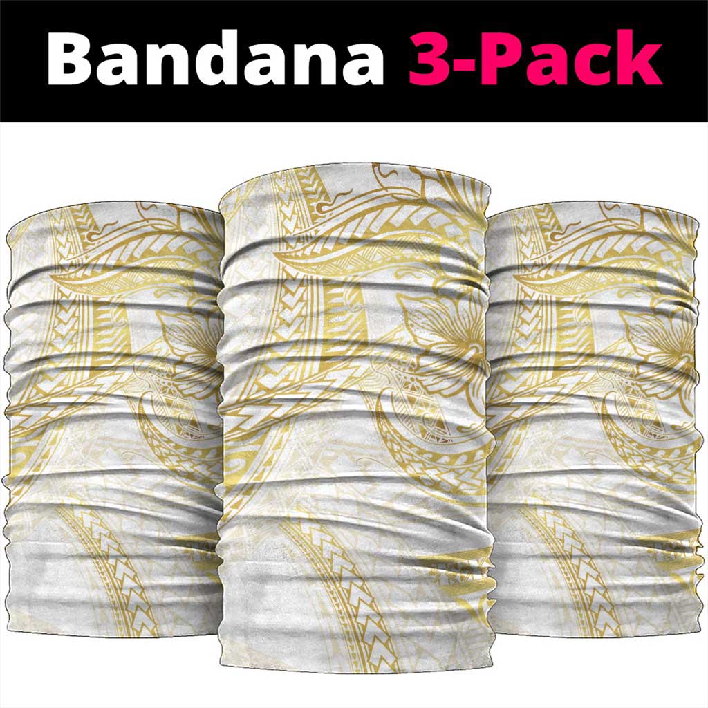 Samoa Lotu Tamaiti Gold Neck Gaiter Teuila Tatau - Polynesian Pride