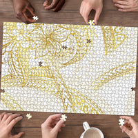 Samoa Lotu Tamaiti Gold Puzzle Teuila Tatau - Polynesian Pride