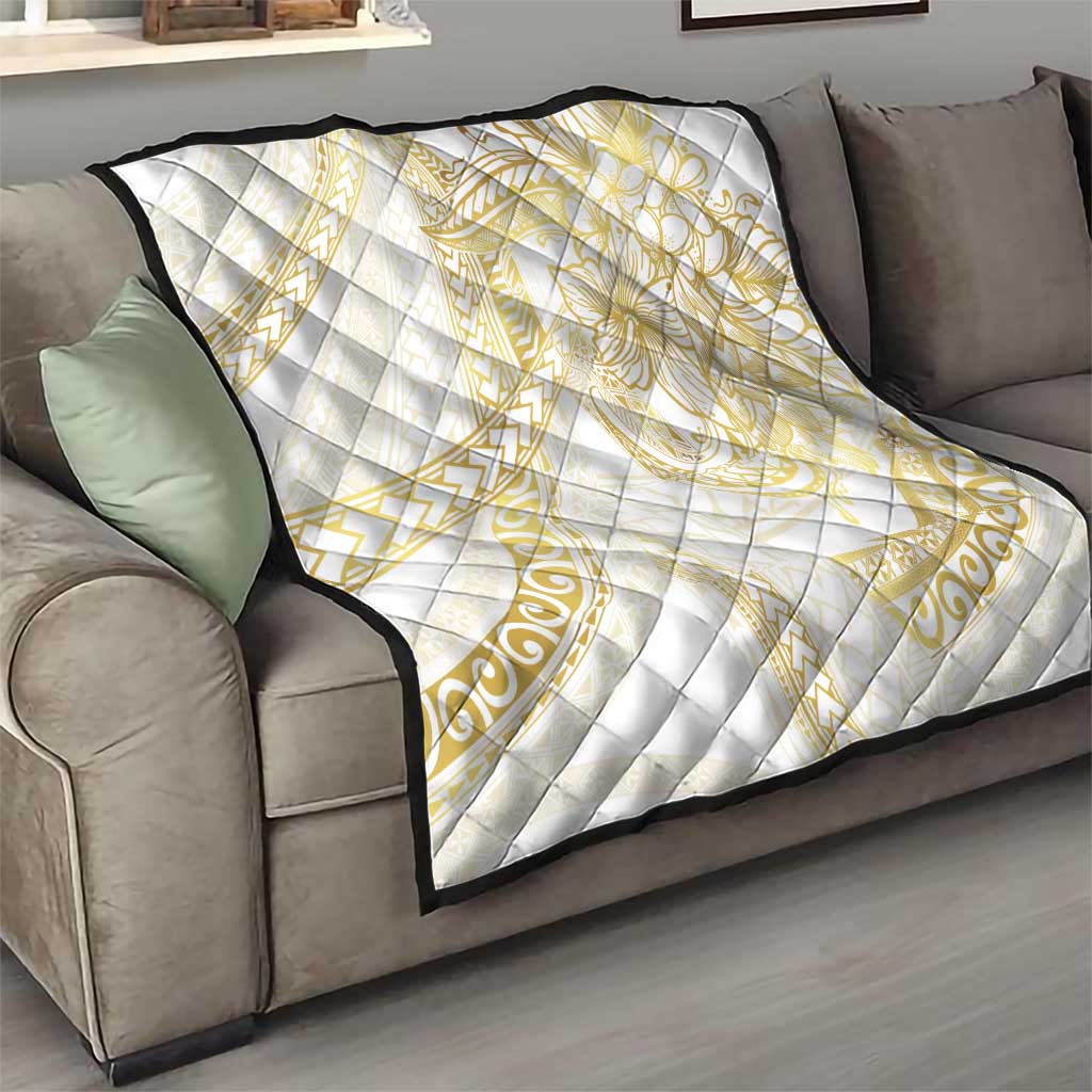 Samoa Lotu Tamaiti Gold Quilt Teuila Tatau - Polynesian Pride