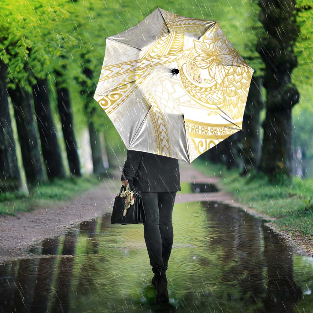 Samoa Lotu Tamaiti Gold Umbrella Teuila Tatau - Polynesian Pride