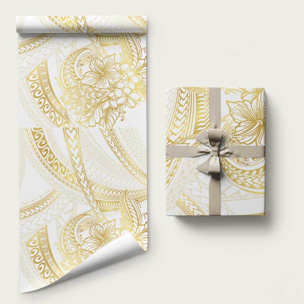Samoa Lotu Tamaiti Gold Wrapping Paper Teuila Tatau
