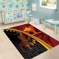 Papua New Guinea Independence Area Rug PNG Bagi and Lime Pot LT7 - Polynesian Pride