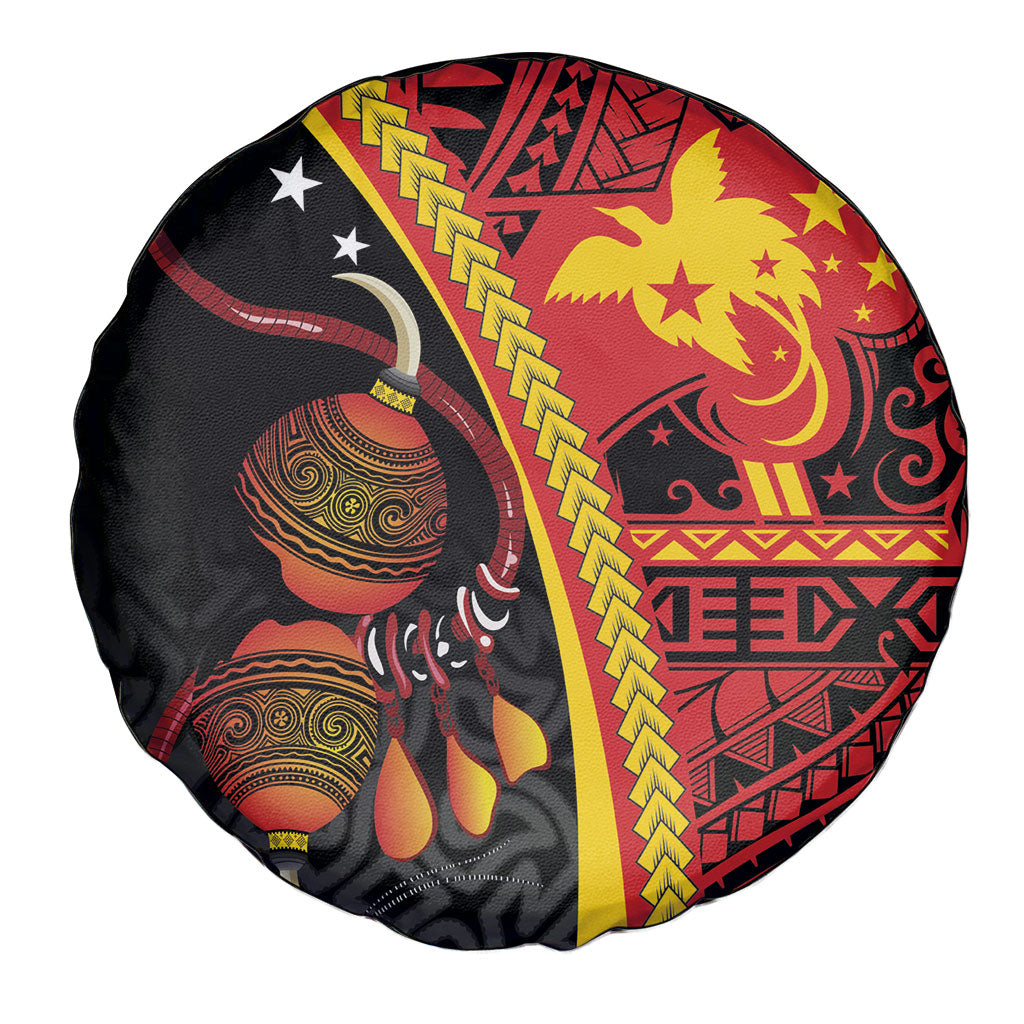 Papua New Guinea Independence Spare Tire Cover PNG Bagi and Lime Pot LT7 - Polynesian Pride