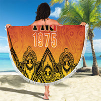 Papua New Guinea 1975 To The Future Beach Blanket Sepik Masks LT7 - Polynesian Pride