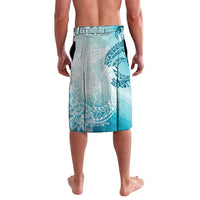 Polynesia Turtle Lavalava Watercolor Abstract Style