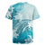 Polynesia Turtle Rugby Jersey Watercolor Abstract Style