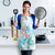 Sea Blue Polynesian Jellyfish Apron Watercolor Glows - Polynesian Pride