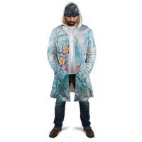 Sea Blue Polynesian Jellyfish Cloak Watercolor Glows - Polynesian Pride