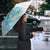 Sea Blue Polynesian Jellyfish Umbrella Watercolor Glows - Polynesian Pride