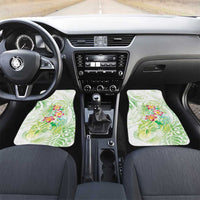 Summer Green Polynesian Jellyfish Car Mats Watercolor Glows - Polynesian Pride