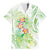 Summer Green Polynesian Jellyfish Family Matching Mermaid Dress and Hawaiian Shirt Watercolor Glows - Polynesian Pride