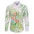 Summer Green Polynesian Jellyfish Family Matching Mermaid Dress and Hawaiian Shirt Watercolor Glows - Polynesian Pride