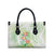 Summer Green Polynesian Jellyfish Leather Bag Watercolor Glows - Polynesian Pride