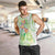 Summer Green Polynesian Jellyfish Men Tank Top Watercolor Glows - Polynesian Pride