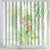 Summer Green Polynesian Jellyfish Shower Curtain Watercolor Glows - Polynesian Pride