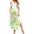 Summer Green Polynesian Jellyfish Summer Maxi Dress Watercolor Glows - Polynesian Pride
