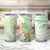 Summer Green Polynesian Jellyfish Tumbler Cup Watercolor Glows - Polynesian Pride