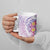 Lavender Polynesian Jellyfish Ceramic Mug Watercolor Glows - Polynesian Pride