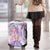 Lavender Polynesian Jellyfish Luggage Cover Watercolor Glows - Polynesian Pride