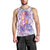 Lavender Polynesian Jellyfish Men Tank Top Watercolor Glows - Polynesian Pride
