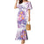 Lavender Polynesian Jellyfish Mermaid Dress Watercolor Glows - Polynesian Pride