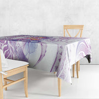 Lavender Polynesian Jellyfish Tablecloth Watercolor Glows - Polynesian Pride