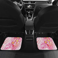 Rose Pink Polynesian Jellyfish Car Mats Watercolor Glows - Polynesian Pride