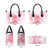 Rose Pink Polynesian Jellyfish Leather Bag Watercolor Glows - Polynesian Pride