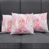 Rose Pink Polynesian Jellyfish Pillow Cover Watercolor Glows - Polynesian Pride