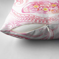 Rose Pink Polynesian Jellyfish Pillow Cover Watercolor Glows - Polynesian Pride