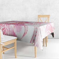 Rose Pink Polynesian Jellyfish Tablecloth Watercolor Glows - Polynesian Pride