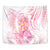 Rose Pink Polynesian Jellyfish Tapestry Watercolor Glows - Polynesian Pride