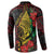 Vanuatu Meri Krismas Button Sweatshirt Conch Shell Tribal Art