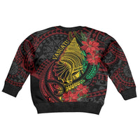 Vanuatu Meri Krismas Kid Ugly Christmas Sweater Conch Shell Tribal Art