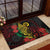 Vanuatu Meri Krismas Rubber Doormat Conch Shell Tribal Art