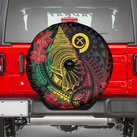 Vanuatu Meri Krismas Spare Tire Cover Conch Shell Tribal Art
