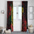 Vanuatu Meri Krismas Window Curtain Conch Shell Tribal Art