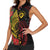 Vanuatu Meri Krismas Women Sleeveless Polo Shirt Conch Shell Tribal Art