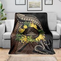 Samoa Moso'oi Flowers Tatau Blanket Festive Tapa Brown LT7 - Polynesian Pride