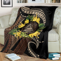 Samoa Moso'oi Flowers Tatau Blanket Festive Tapa Brown LT7 - Polynesian Pride