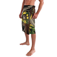 Samoa Moso'oi Flowers Tatau Lavalava Festive Tapa Brown LT7 - Polynesian Pride