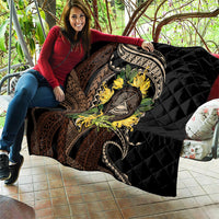 Samoa Moso'oi Flowers Tatau Quilt Festive Tapa Brown LT7 - Polynesian Pride